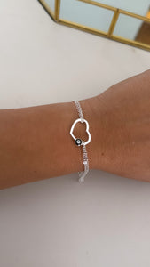 Pulsera Acero Blanco . Nía