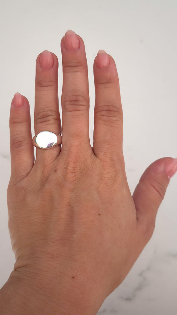 Anillo Acero Blanco . Alma