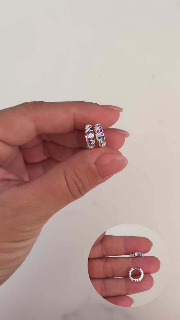 Aros Acero Blanco . Benedetta