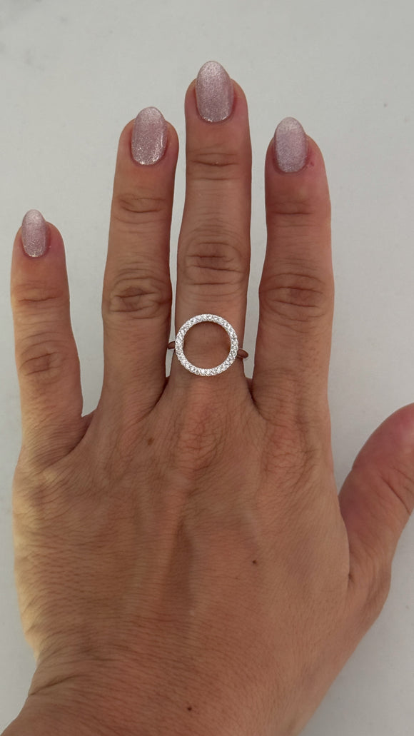 Anillo Acero Blanco . Federica