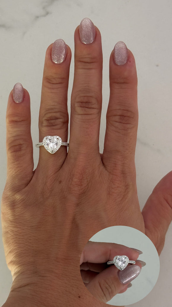 Anillo Acero Blanco . Gianna