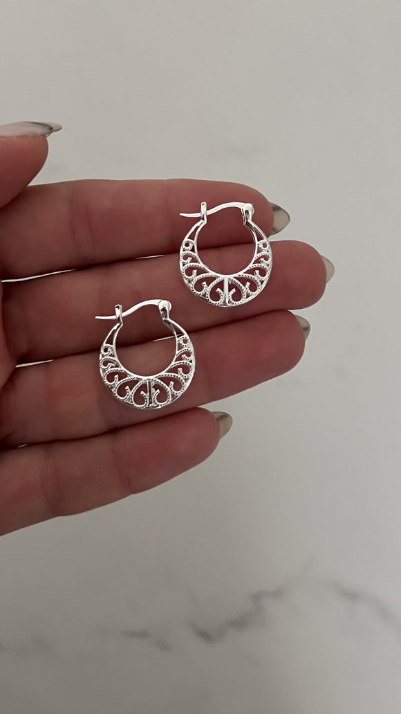 Aros Plata 925 . Maisie
