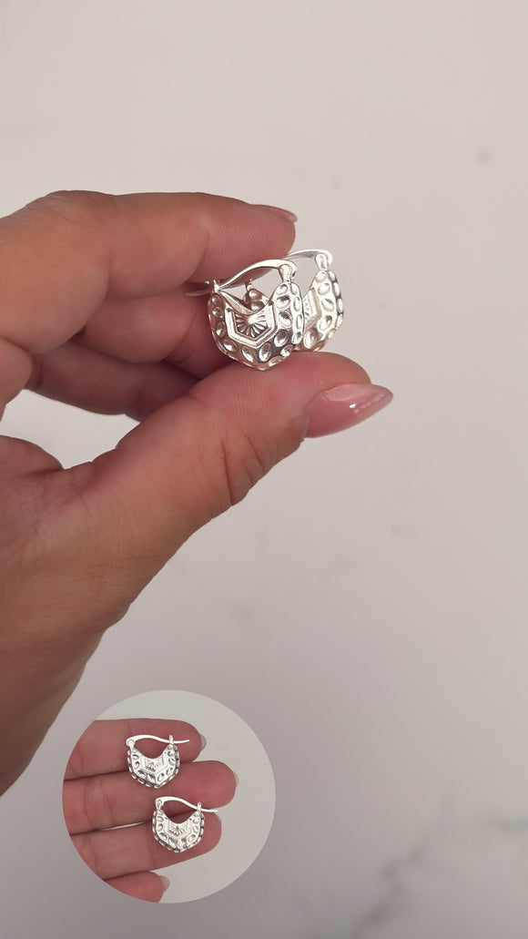 Aros Plata 925 . Storm