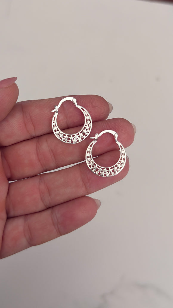 Aros Plata 925 . Xiomara