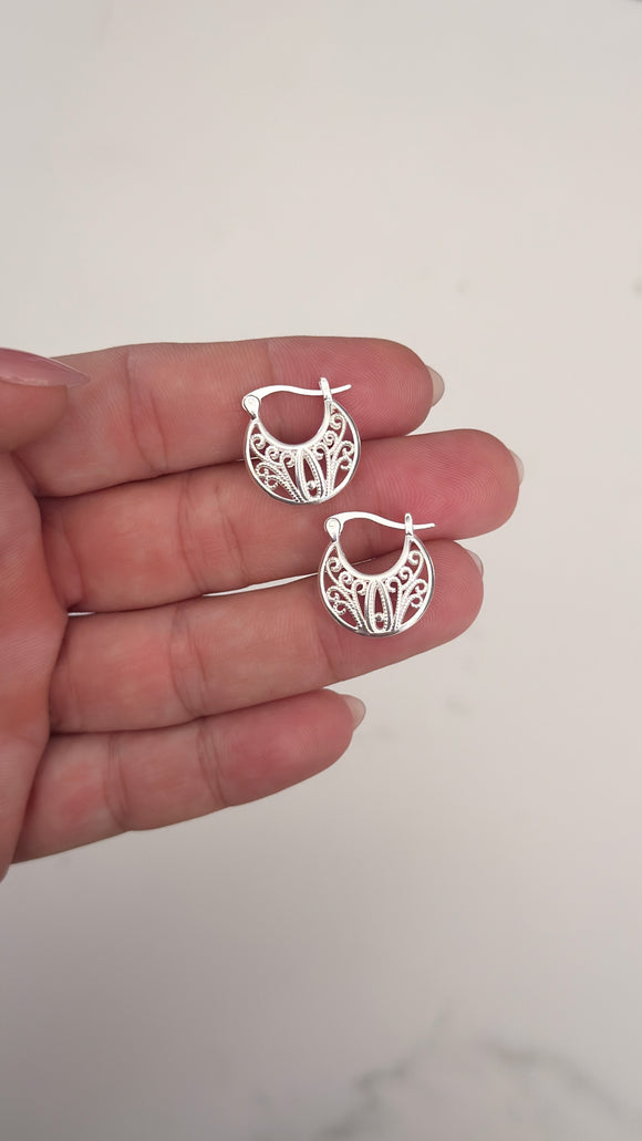 Aros Plata 925 . Yara