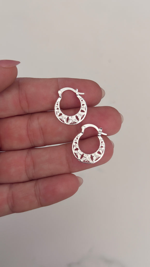 Aros Plata 925 . Zuri