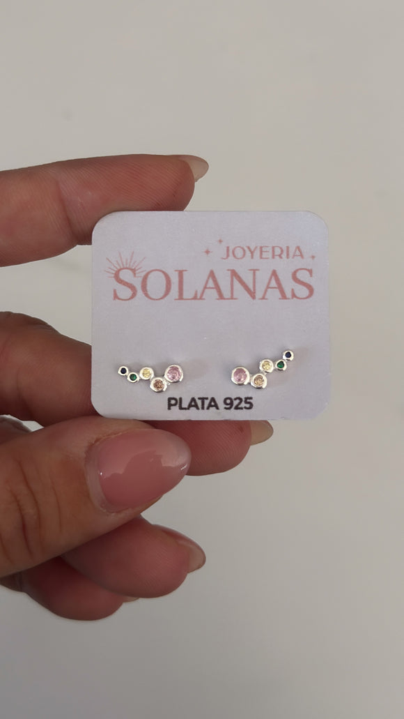 Aros Plata 925 . Antonella