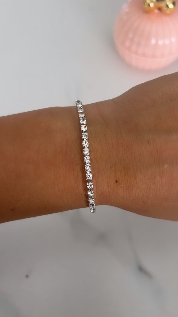 Pulsera Acero Blanco . Ona