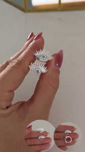 Aros Acero Blanco . Paula