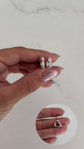 Aros Acero Blanco . Costanza