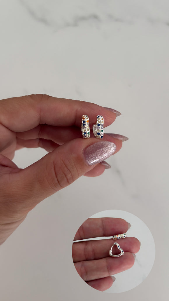 Aros Acero Blanco . Costanza