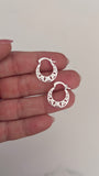 Aros Plata 925 . Malena