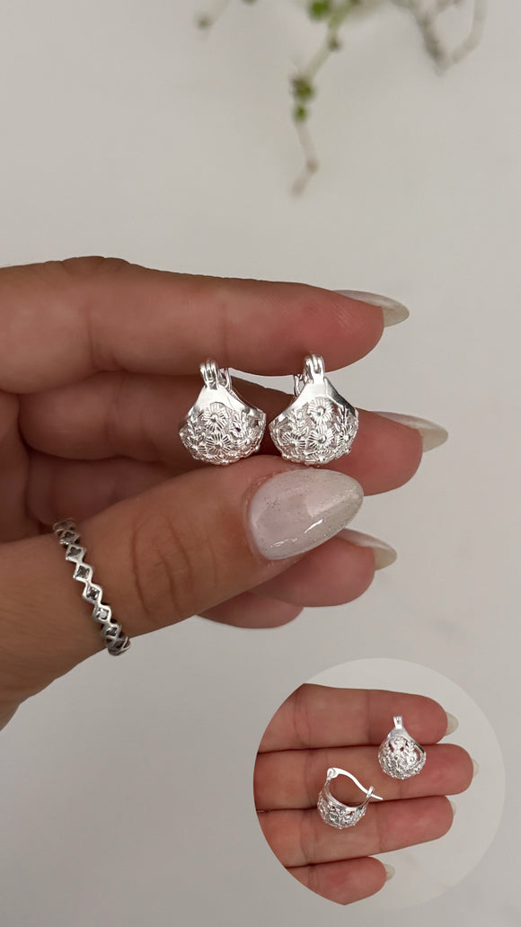 Aros Plata 925 . Frances