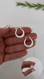 Aros Plata 925 . Angela