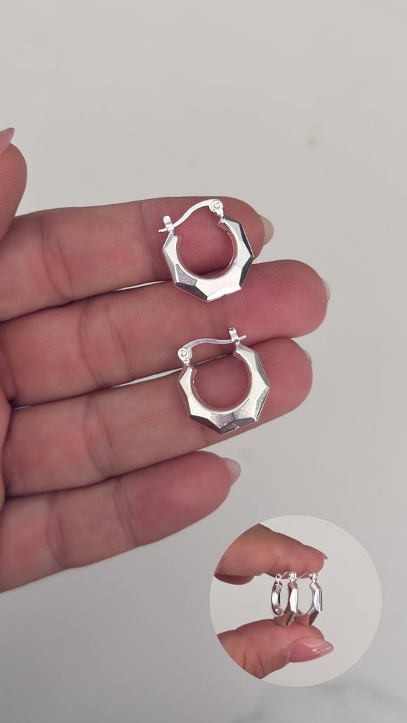 Aros Plata 925 . Angelica