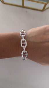 Pulsera Acero Blanco . Salomé