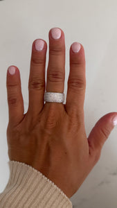 Anillo Acero Blanco . Adele