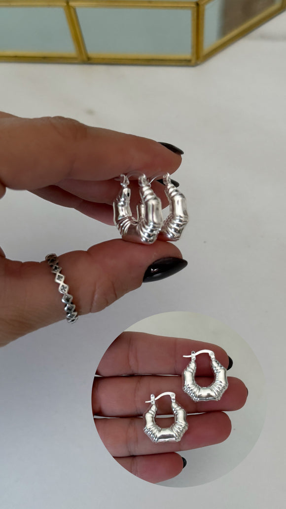 Aros Plata 925 . Lima