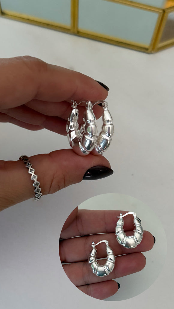 Aros Plata 925 . Merida