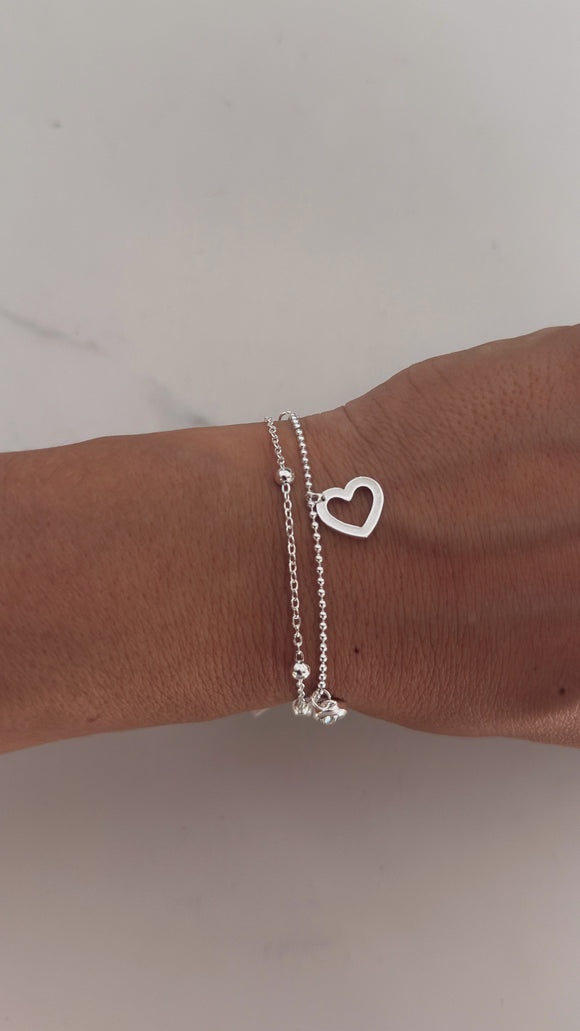 Pulsera Acero Blanco . Giuliana