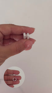 Aros Acero Blanco . Carmina