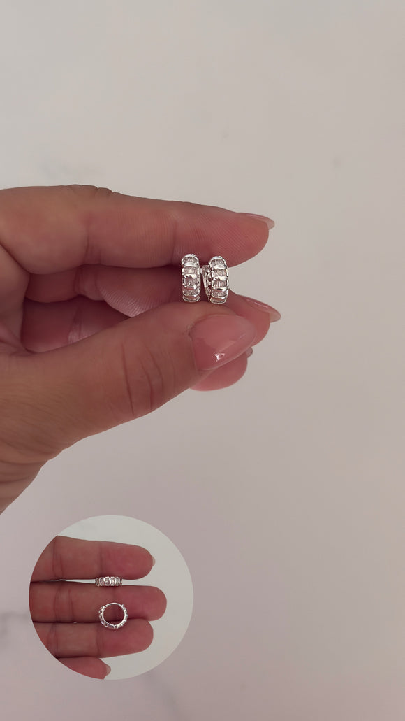 Aros Acero Blanco . Carmina