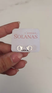 Aros Plata 925 . Francesca