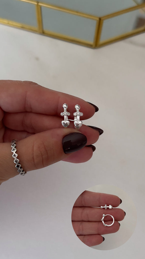 Aros Plata 925 . Jackie
