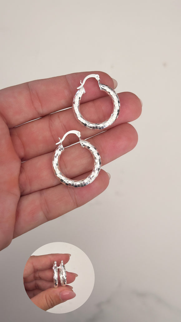 Aros Plata 925 . Whitney
