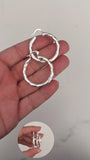 Aros Plata 925 . Whitney