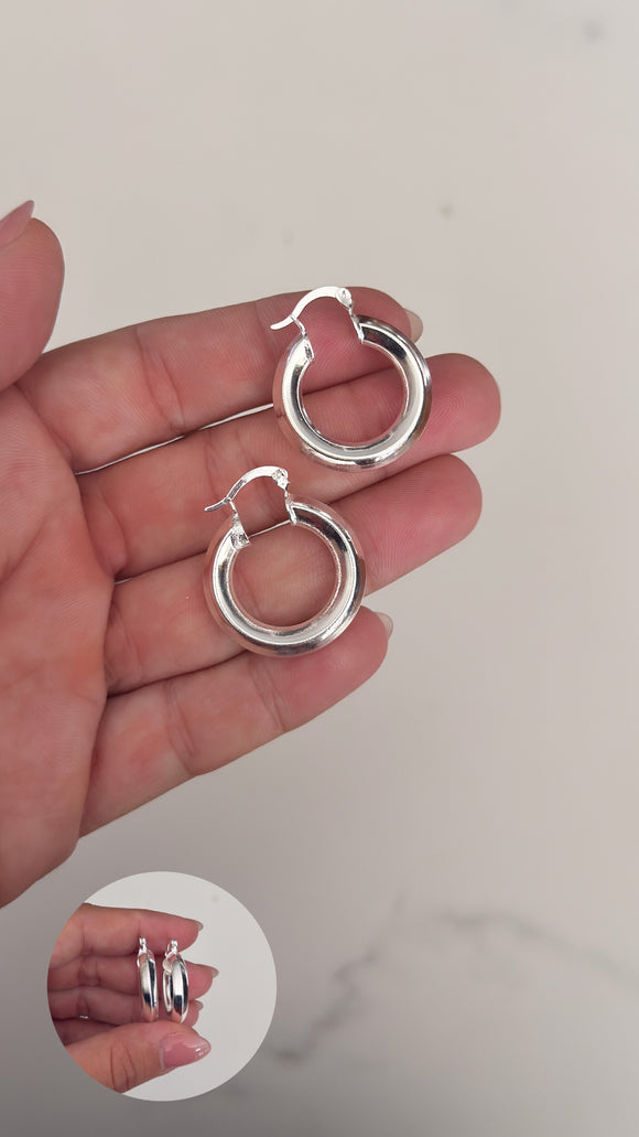 Aros Plata 925 . Selena