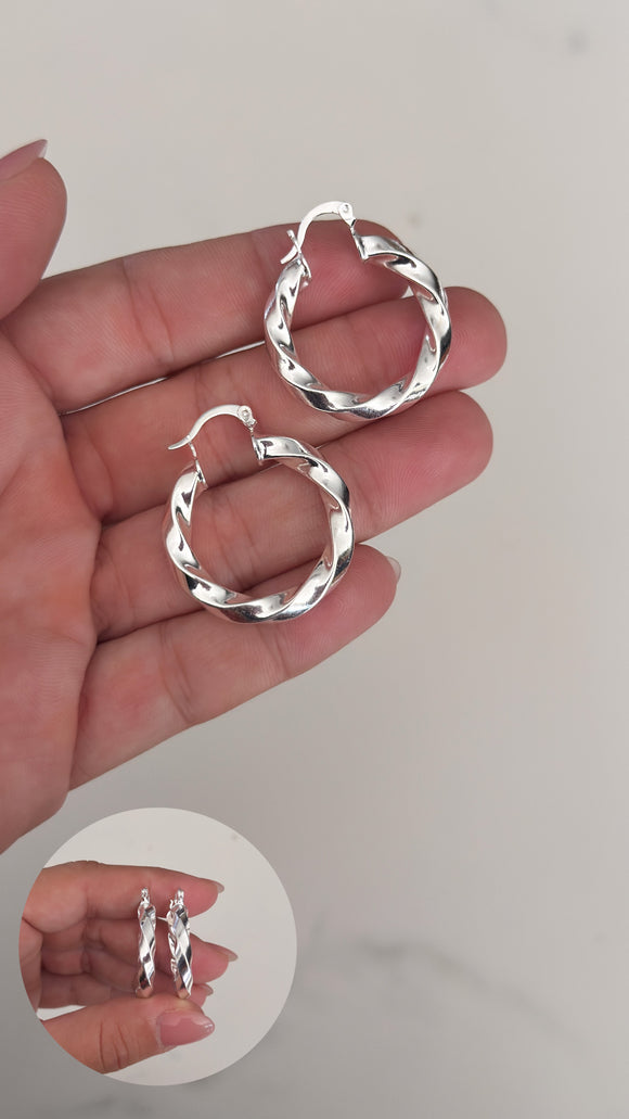 Aros Plata 925 . Tabitha