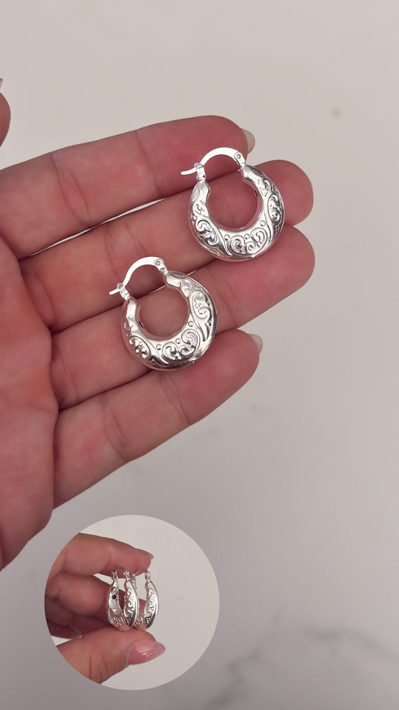 Aros Plata 925 . Uma