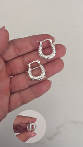 Aros Plata 925 . Valentina
