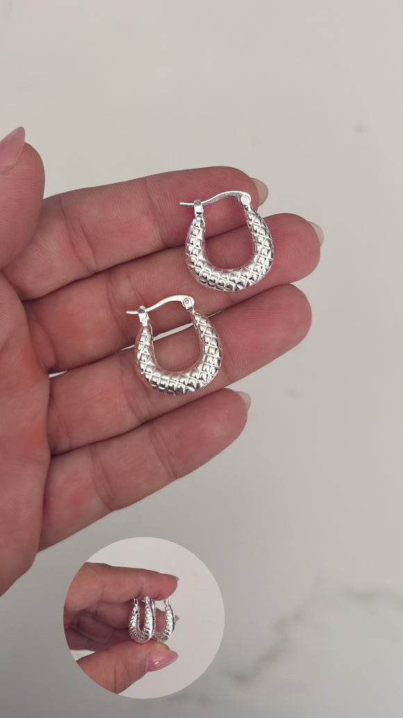 Aros Plata 925 . Valentina