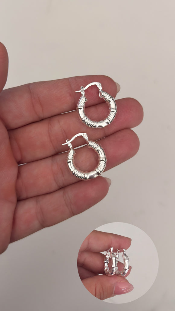 Aros Plata 925 . Vanessa