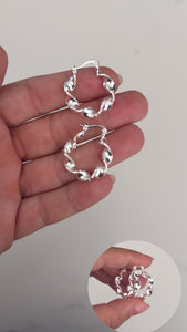 Aros Plata 925 . Elena