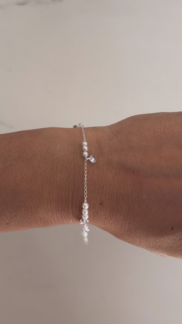 Pulsera Acero Blanco . Giada