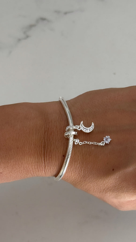 Pulsera Acero Blanco . Lucía