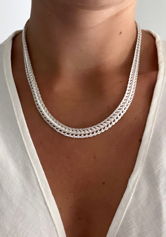 Cadenas Acero Blanco . Elena