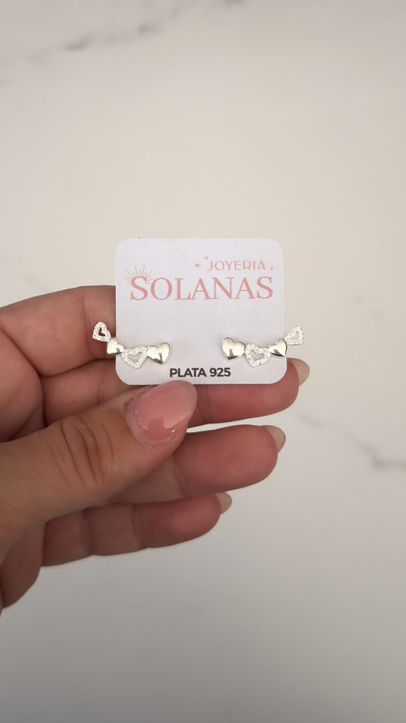 Aros Plata 925 . Luisa