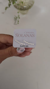 Aros Plata 925 . Maddalena