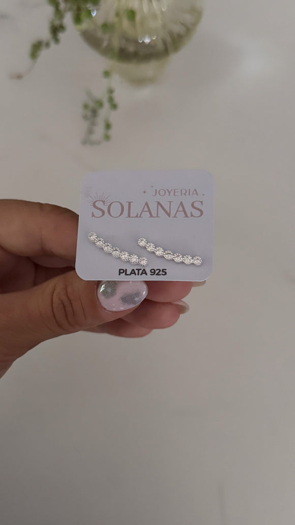 Aros Plata 925 . Maddalena