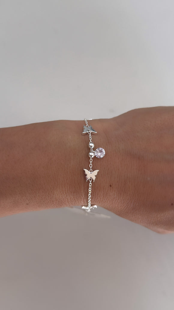 Pulsera Acero Blanco . Giovanna