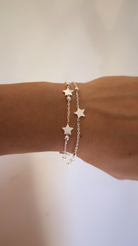 Pulsera Acero Blanco . Luisa