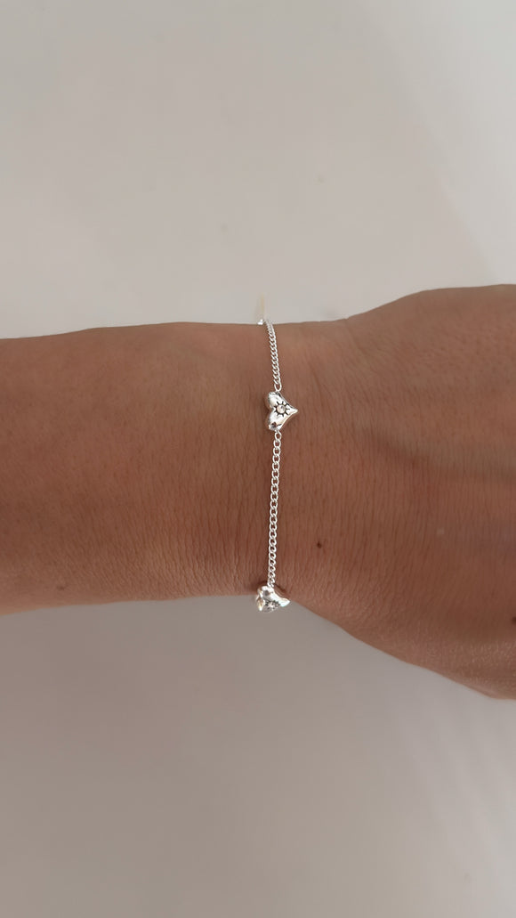 Pulsera Acero Blanco . Emanuela