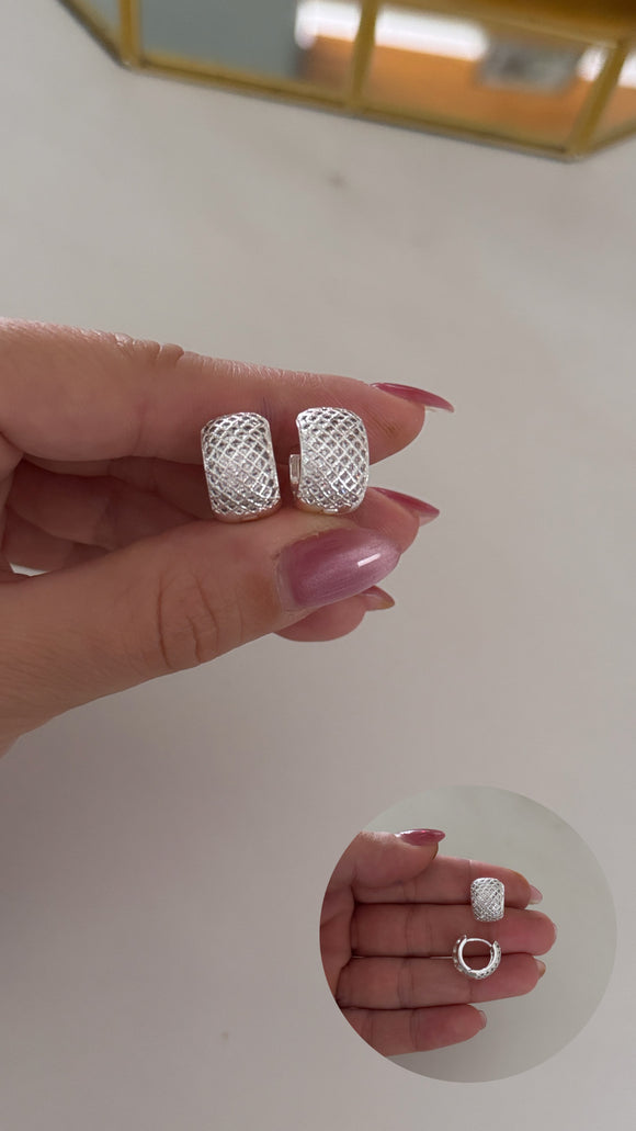 Aros Acero Blanco . Noa