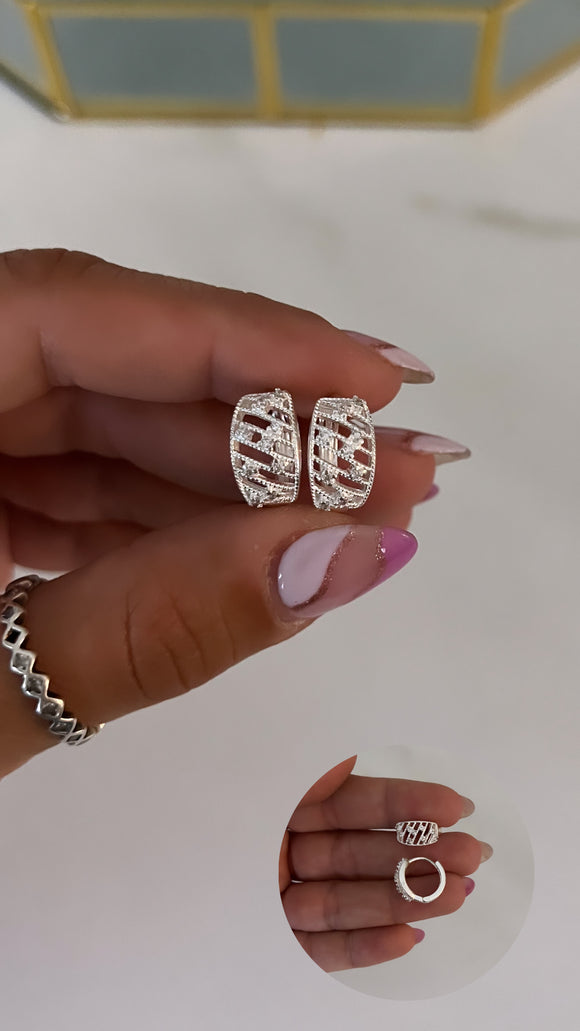 Aros Plata 925 . Lauren
