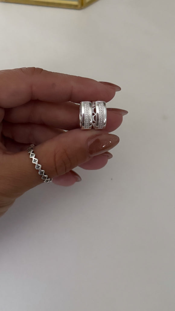 Aros Plata 925 . Mallory