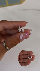Aros Plata 925 . Margaret